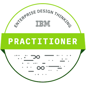 IBM Enterprise Design Thinking Practitioner badge